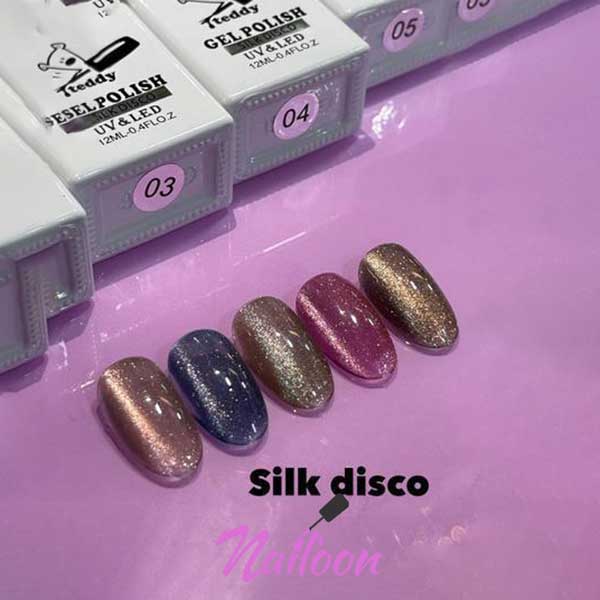 silkdisco-nailoon پک اقتصادی لاکژل دیسکوسرامیکی